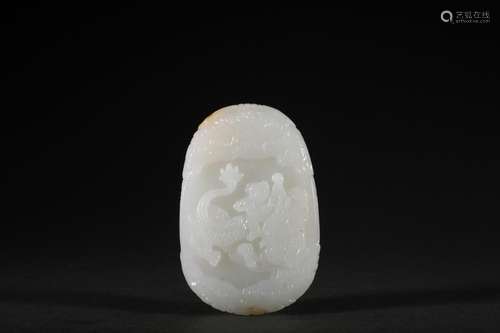 Hetian jade ruyi brand in peaceSize: 4.5 * 1.2 * 6.7 cm weig...