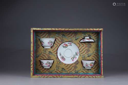 Three fruit set of cups, pastelSize, high tureen: 10 cm abdo...