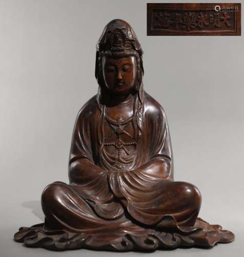 Comfortable guanyin cave, precision casting of copperSize, 3...