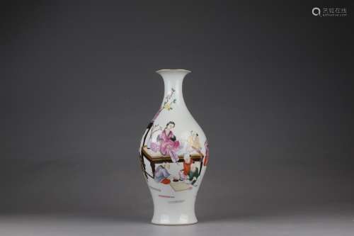 Olive bottle, pastel charactersSize, high 33 cm diameter 15 ...