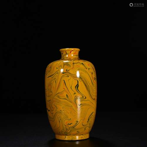 Yellow glaze twisted glaze mei bottles of 18 cm * 9 1800