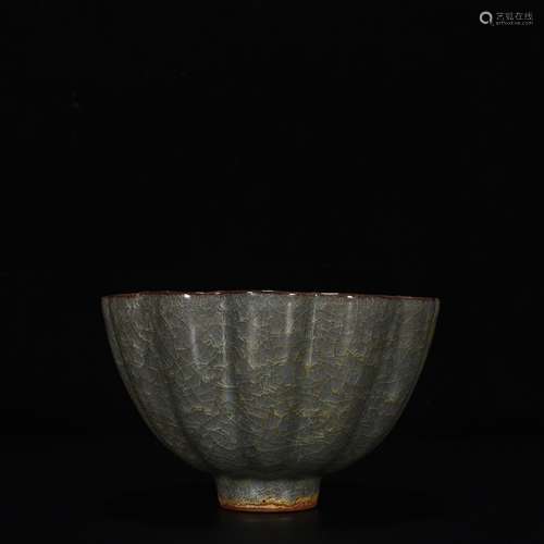 Kiln ice crack scraping stare blankly bowl10 cm high 16 cm w...