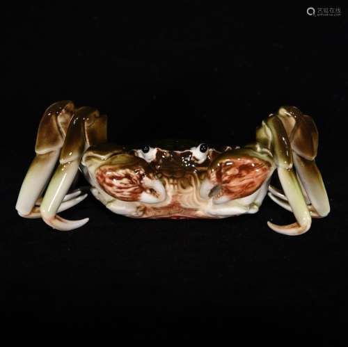 Bionic porcelain "crab shell side", 5 x 13 x 6.5