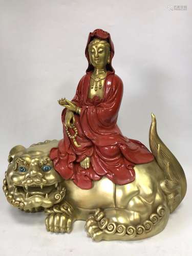 The principal gold alum red manjusri bodhisattvaHeight to wi...