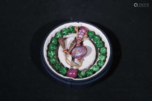emerald Wan Fuzhu 18 seed beadsMain bead for jade carving gr...