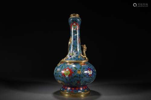 Cloisonne branch dragon pattern of the reward bottleSize: 17...