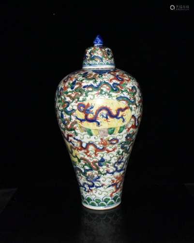 Bucket color dragon plum bottle x26cm 51.5 4500