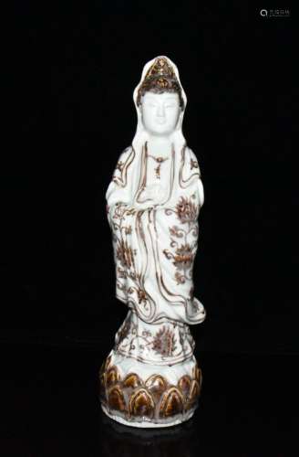 Youligong led branches lotus lotus carved guanyin x11cm 38, ...