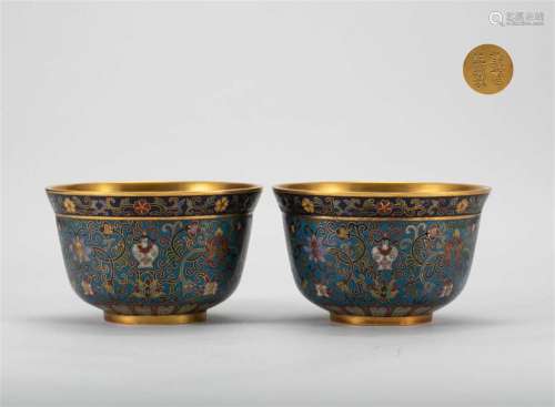 Qing Dynasty cloisonne bowl