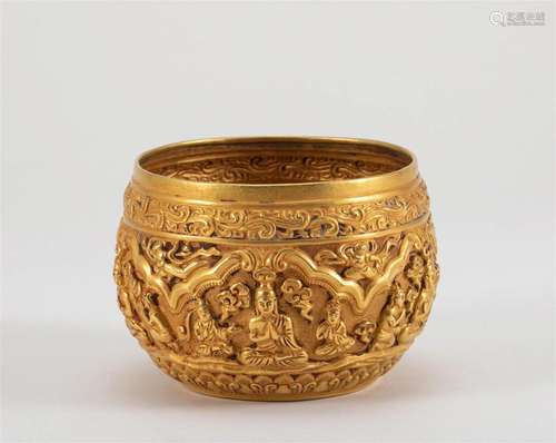 Tang Dynasty pure gold bowl