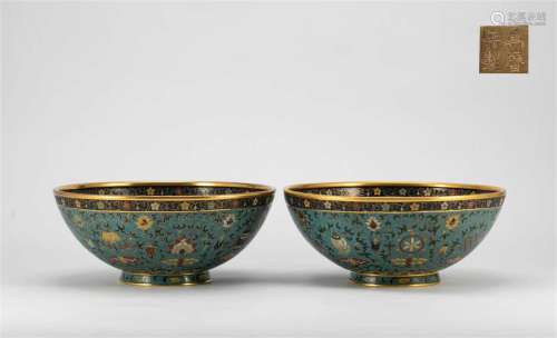 Ming Dynasty cloisonne bowl
