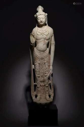 White Jade Bodhisattva in the Northern Wei Dynasty