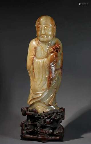 White Jade Arhats in the Qing Dynasty