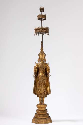 A Rattanakosin bronze Buddha. Thailand, late 19th century
