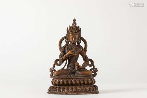 A bronze Buddha. Tibet, 19/20th century