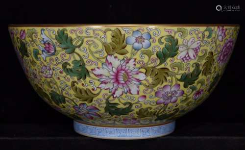 Pastel colour flower grain size bowl of 10 * 20.5 cm