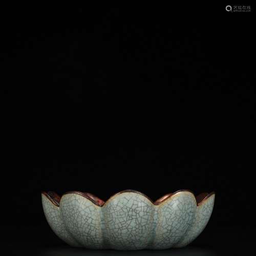 Your kiln azure glaze lotus copper bowl with mouth (imperial...
