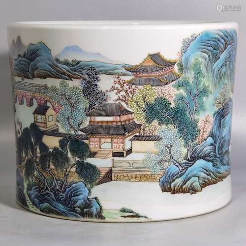 Pastel scenery landscape character pen pipe diameter 19.5 hi...