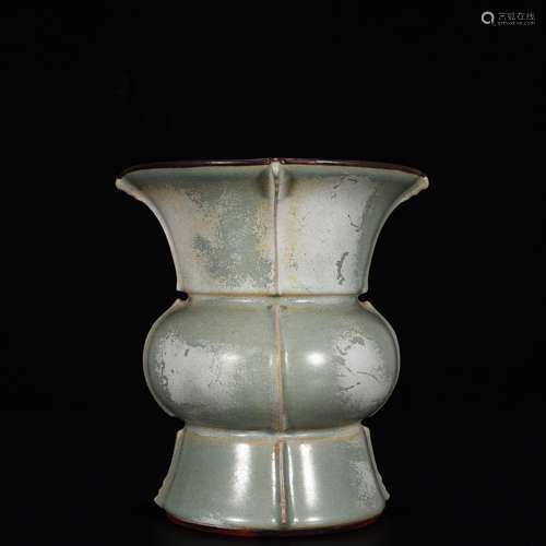 Your kiln azure glaze ji chun set copper outlet (imperial in...