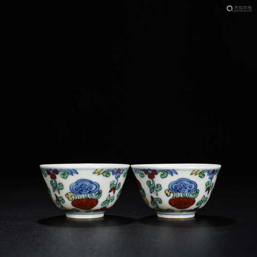 Chenghua bucket color ganoderma lucidum grain cup 4 cm * 7, ...