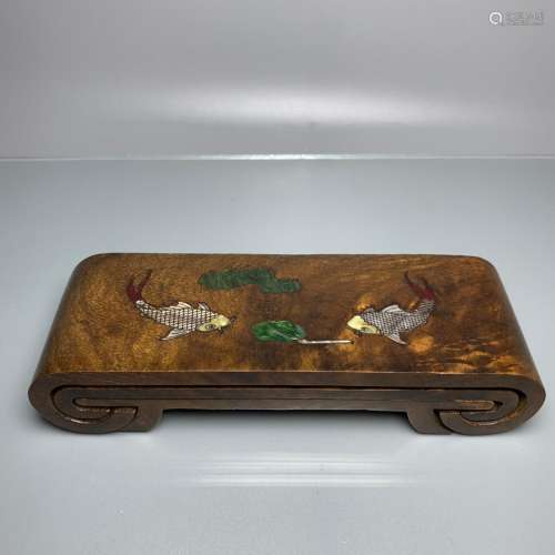 Rosewood inlay shell more ink bed every year.19 cm long, 4 c...
