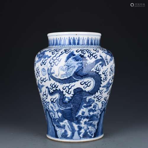 Seawater YunLongWen canister to 36 * 26 cm 6000 antique anti...