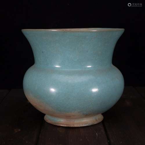 Your kiln azure glaze slag bucket14 * 13 cm2000