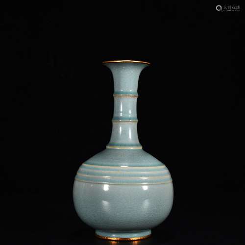 Dazzle your kiln azure glaze grain bottle 3 (chisel carved f...