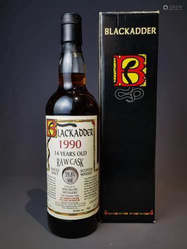 黑蛇装瓶麦卡伦14年雪莉单桶桶强威士忌