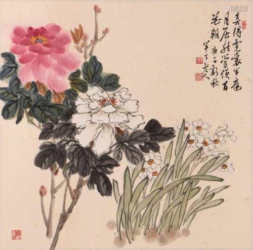 陈半丁 (1876-1970) 芙蓉水仙