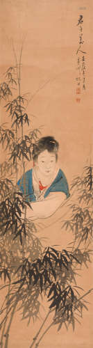 倪田 (1855-1919) 君子美人