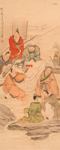 任薰 (1835-1893) 论道图