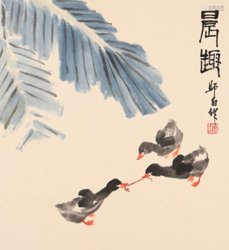 娄师白 (1918-2010) 晨趣