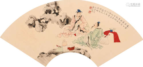 陈竹隐 (1904-1990) 高士图