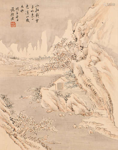 范振绪 (1872-1960) 雪景山水