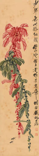齐白石 (1864-1957) 花卉蟋蟀