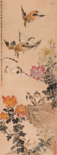 钱松岩 (1899-1985) 花鸟