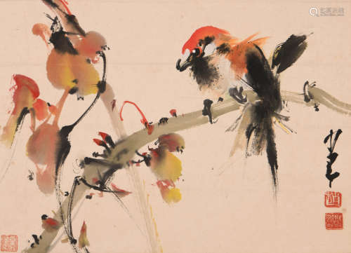赵少昂 (1905-1998) 花鸟