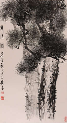 程良 (1927-2006) 双清图