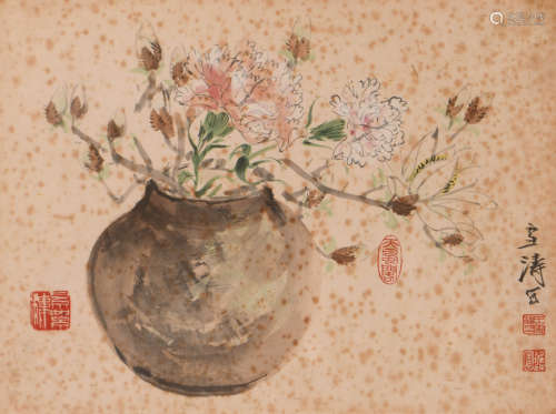 王雪涛 (1903-1983) 瓶花