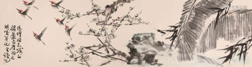 李苦禅(1899-1983)许麟庐(1916-2011) 花鸟