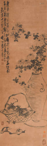 李方膺 (1695-1755) 清供