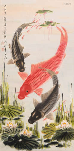 吴青霞 (1910-2008) 鱼乐图