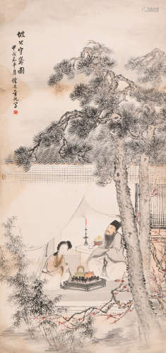 金健吾 (1891-?) 守岁图