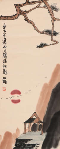刘二刚 (b.1947) 亭下不逢人
