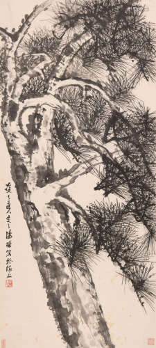汤定之 (1878-1948) 松树