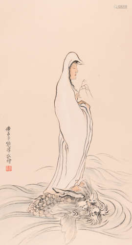 张善孖 (1882-1940) 观音