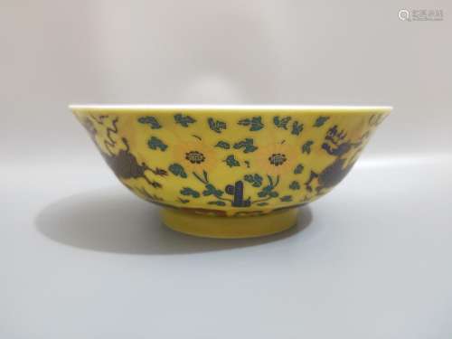 Chenghua, colorful kirin flower bowls.7 CM high, 18 CM diame...
