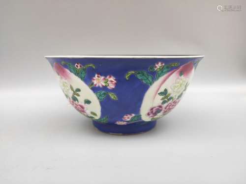 , pastel flower bowls.7.5 CM high, diameter 15.5 CM, bottom ...