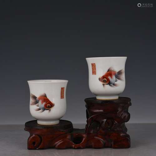 Enamel Mosaic gold and jade cup 7.5 * 7.3 cm 3900 antique an...